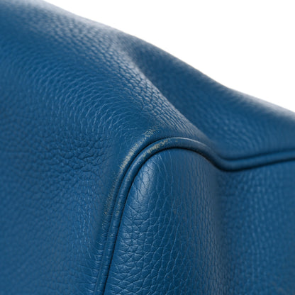 Louis Vuitton Taurillon Keepall Bandouliere 45 Bleu Canard 13 of 14
