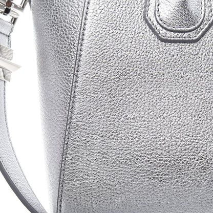 Givenchy Metallic Sugar Goatskin Small Antigona Silver 11 of 13