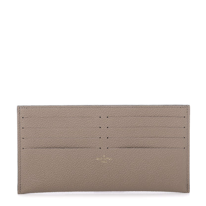Louis Vuitton Calfskin Felicie Chain Wallet Card Holder Insert Tourterelle 1 of 6
