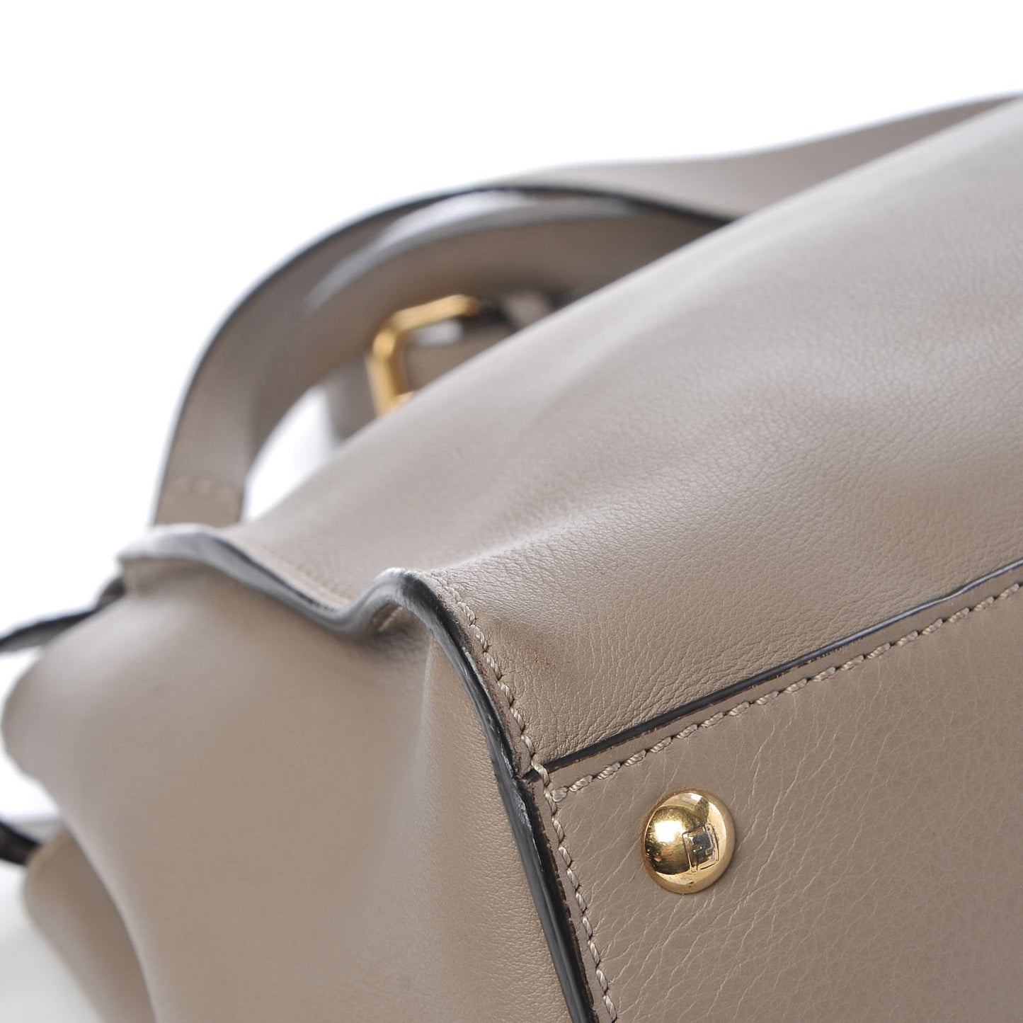 Vitello Seta Plexiglass Tortoise Medium Peekaboo Iconic Satchel Tortora