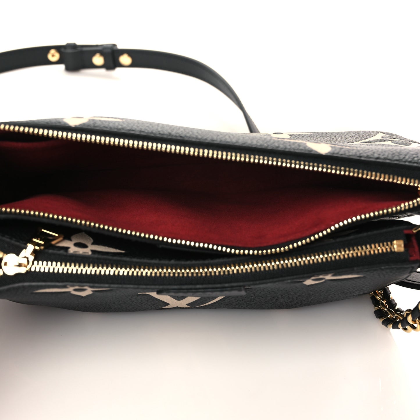 Empreinte Monogram Giant Multi Pochette Accessories Black Beige