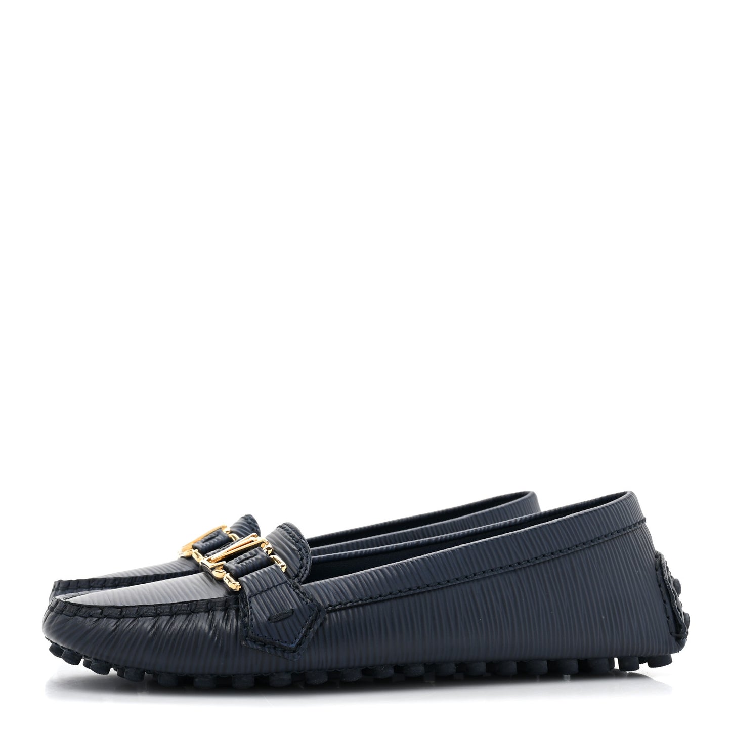 Epi Womens Oxford Loafers 36.5 Indigo