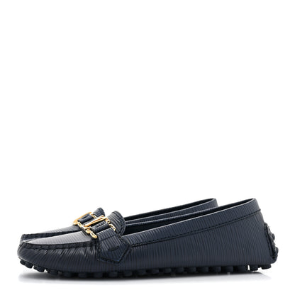 Louis Vuitton Epi Womens Oxford Loafers 36.5 Indigo 3 of 10