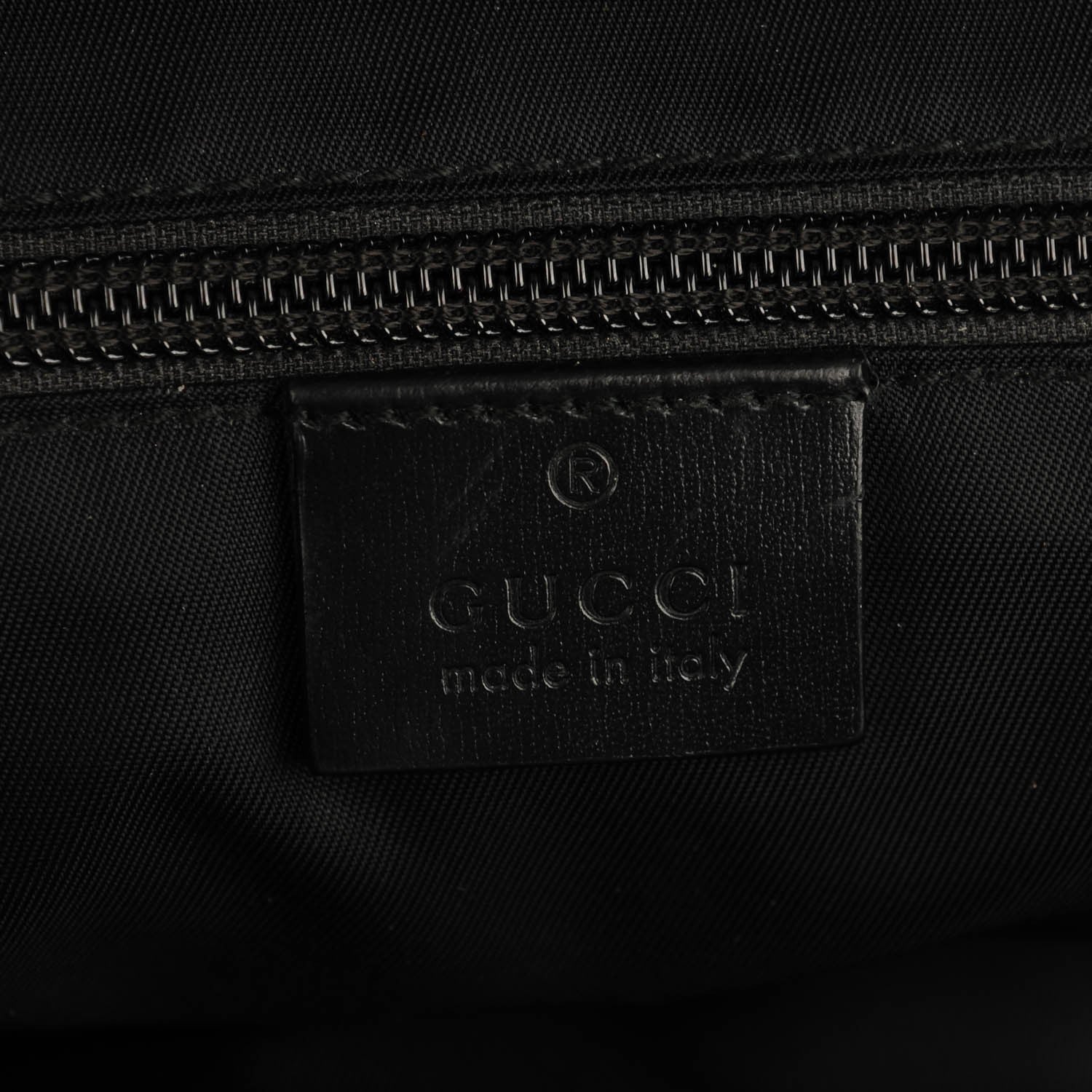 Gucci Imprime Monogram Interlocking G Double Buckle Backpack Black 6 of 7