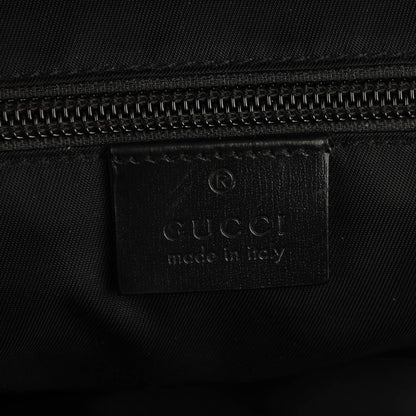 Gucci Imprime Monogram Interlocking G Double Buckle Backpack Black 6 of 7