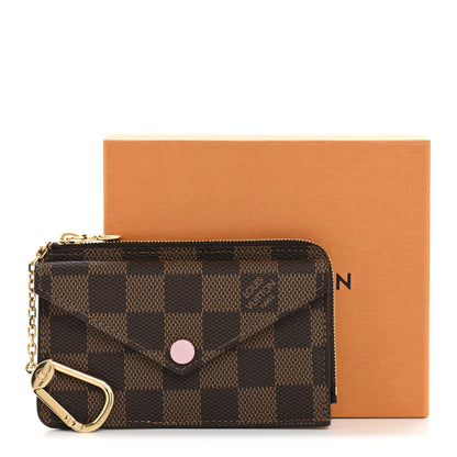 Louis Vuitton Damier Ebene Recto Verso Card Holder Rose Ballerine 8 of 8
