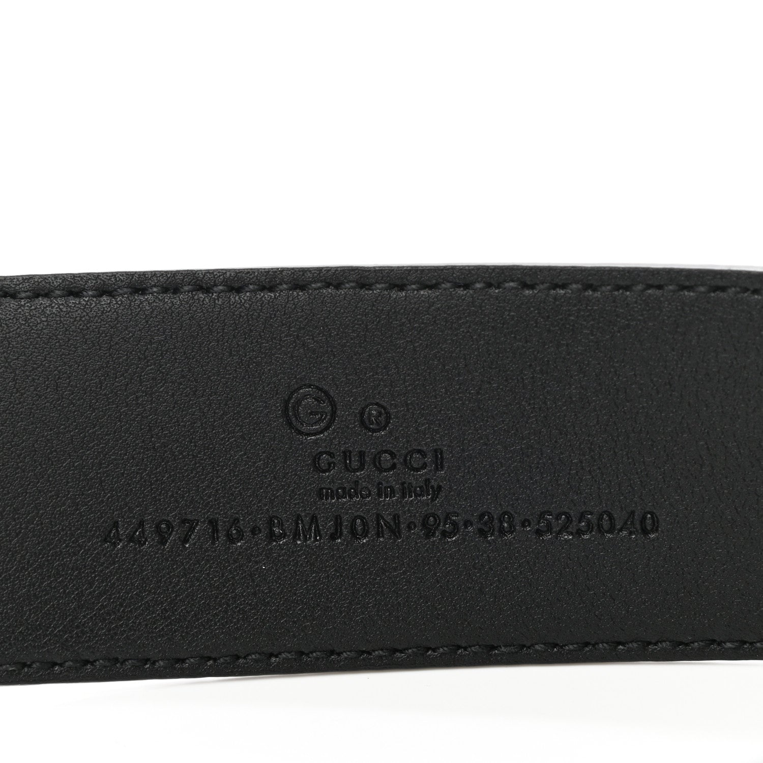 Gucci Microguccissima Belt 95 38 Black 3 of 6