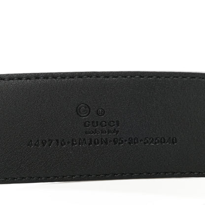 Gucci Microguccissima Belt 95 38 Black 3 of 6