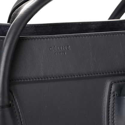 Celine Supple Calfskin Medium Phantom Luggage Navy Blue 6 of 12
