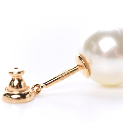 Christian Dior Pearl Crystal My ABCDior Tribales Etoile Earring Gold 5 of 6