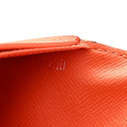 Louis Vuitton Taigarama Brazza Wallet NM Orange 7 of 11