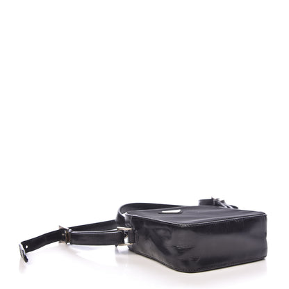 Prada Tessuto Nylon Glace Calfskin Crossbody Bag Black 4 of 11