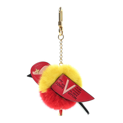 Louis Vuitton Traveling Bird Bag Charm Red 1 of 5