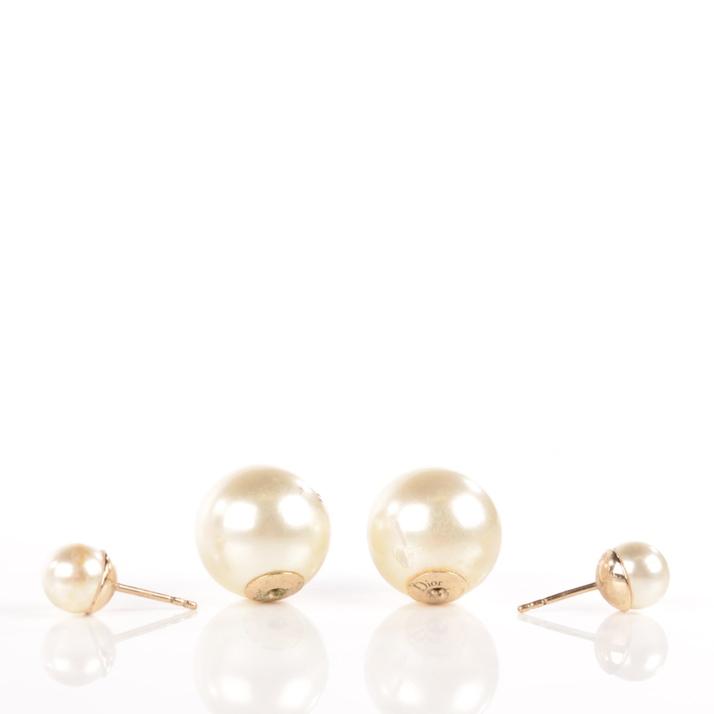 Mise En Dior Tribal Earrings Cream