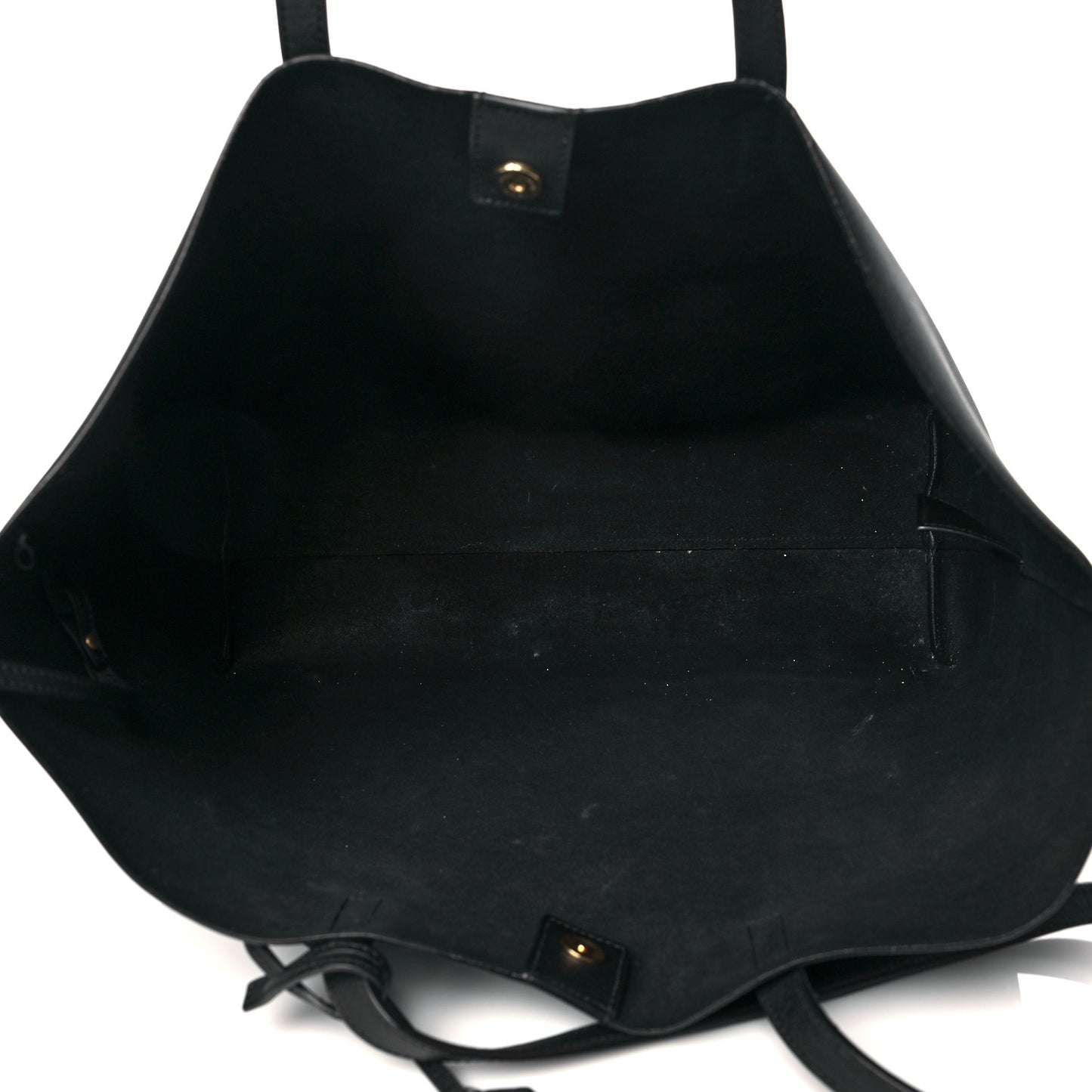 Calfskin Large Shopping Tote Black