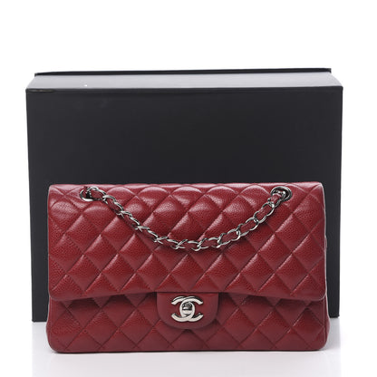 Chanel Caviar Quilted Medium Double Flap Red 17 of 17