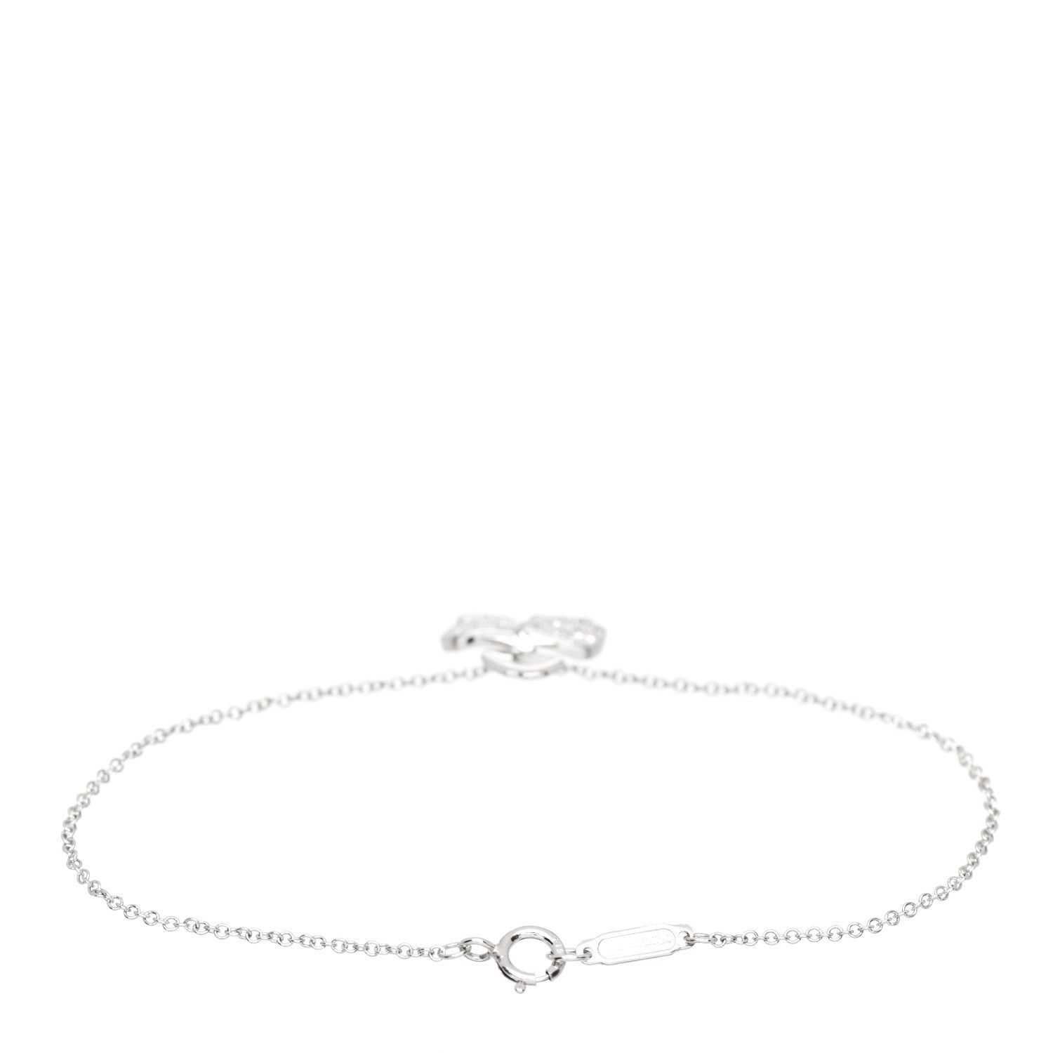 Tiffany Platinum Diamond Paper Flowers Bracelet 3 of 4