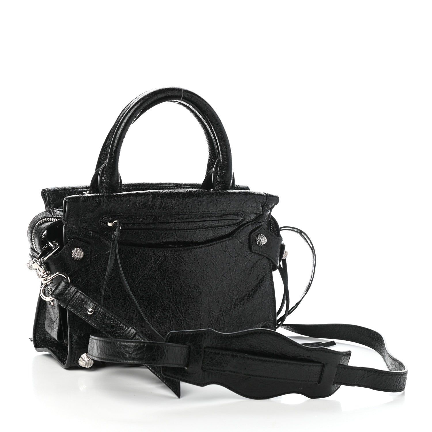 Balenciaga Agneau Giant 12 Silver Hardware Mini Mute City Black 3 of 8
