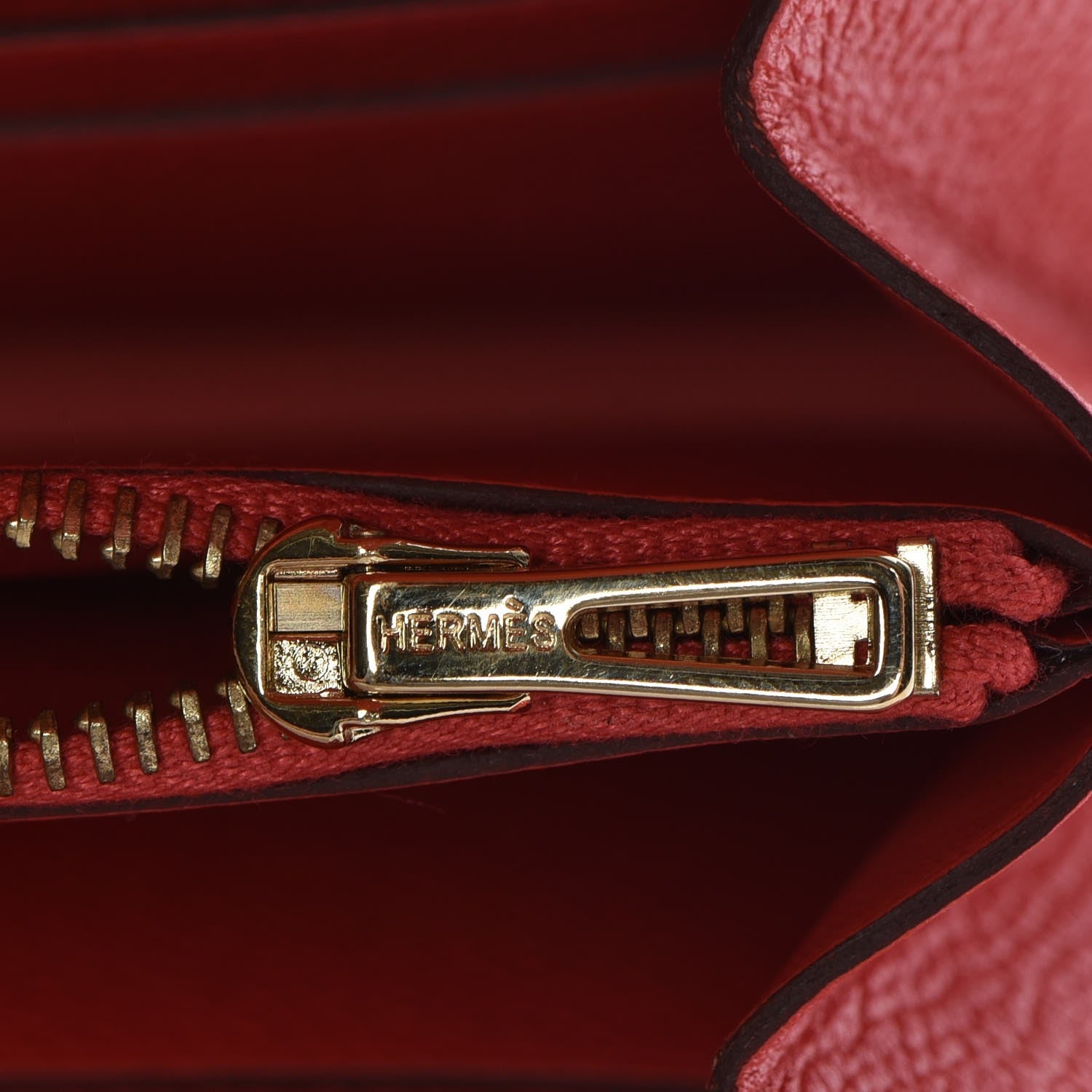 Hermes Epsom Constance Long Wallet Rose Jaipur 9 of 20