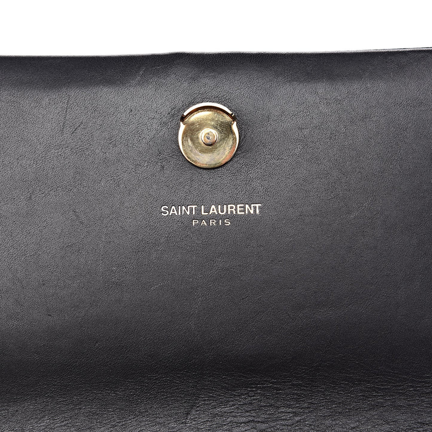 Calfskin Small Classic Monogram Kate Tassel Satchel Black