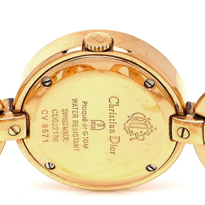 Christian Dior Stainless Steel 25mm Malice Quartz Watch Gold 4 of 5