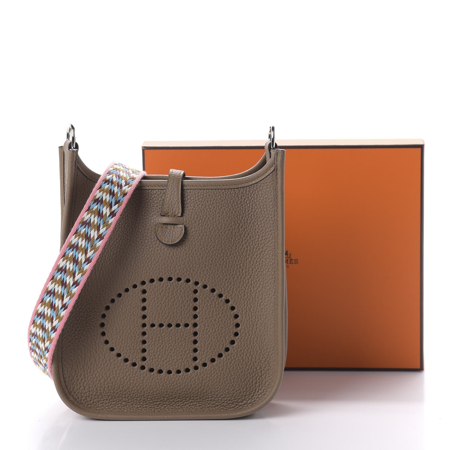 Hermes Taurillon Maurice Zigzag Evelyne TPM Beige Weimar 11 of 11
