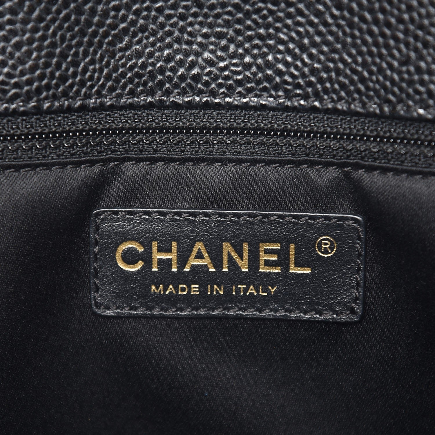 Chanel Caviar Quilted Grand Shopping Tote GST Black 7 of 14