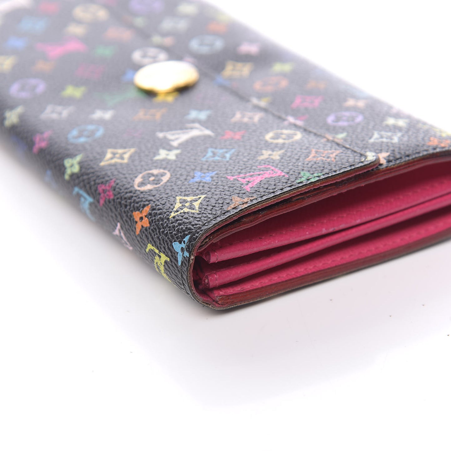 Monogram Multicolor Sarah Wallet Black Grenade