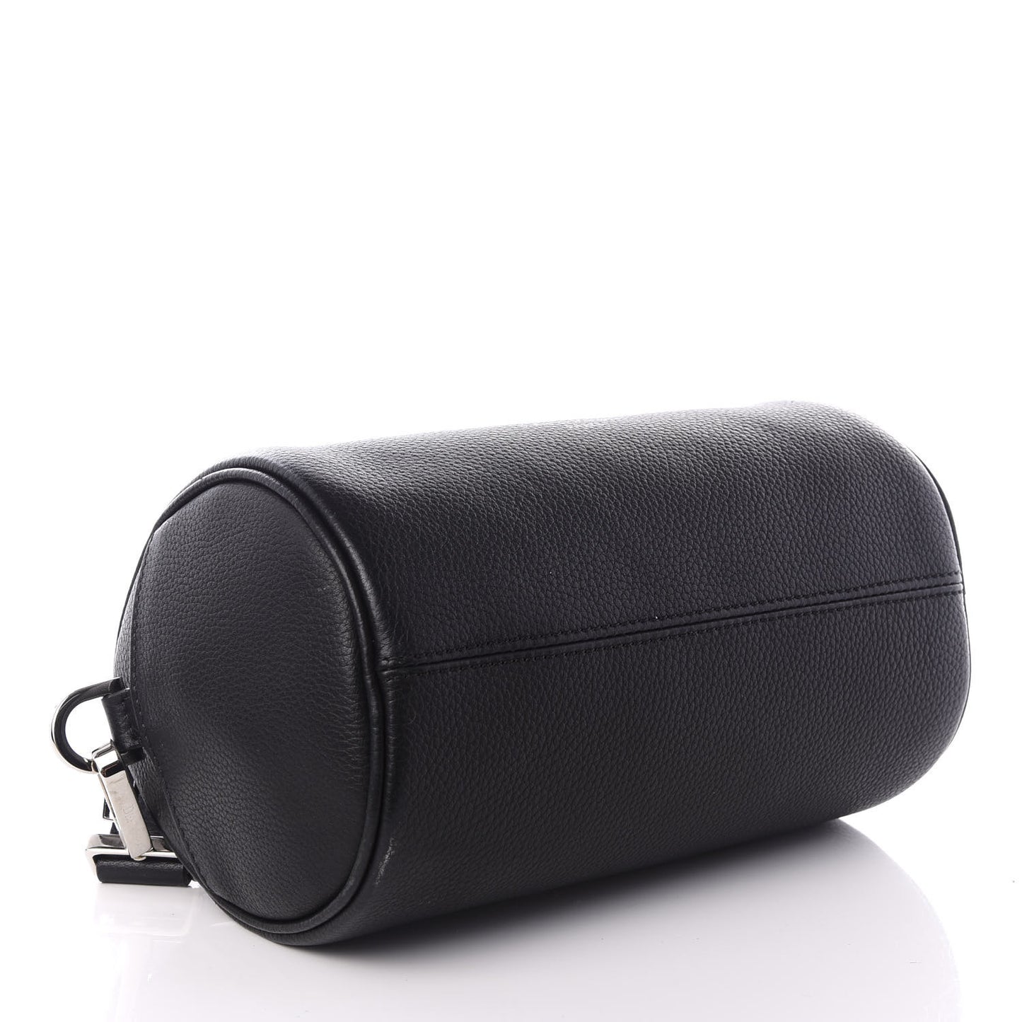 HOMME Grained Calfskin Mens Roller Pouch Black
