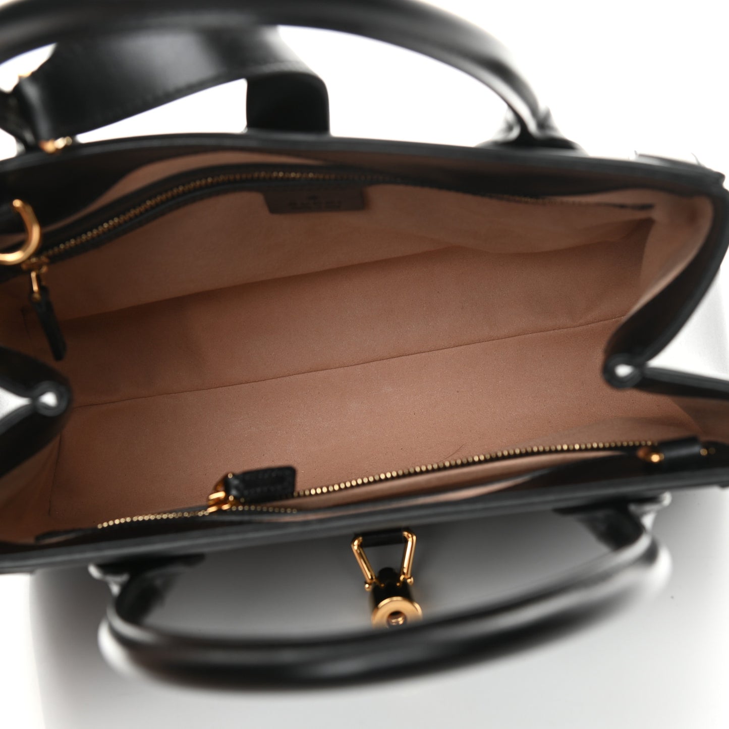 Boarded Plutone Calfskin Medium Jackie 1961 Tote Black