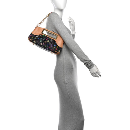 Louis Vuitton Monogram Multicolor Judy PM Black 2 of 15