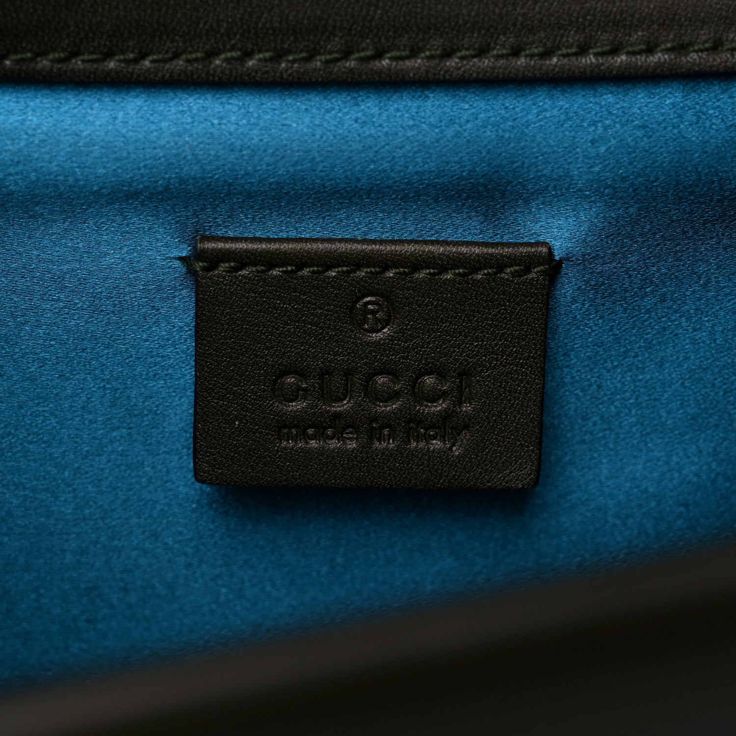 Gucci Velvet Moon Calfskin Crystal GG Monogram Small Dionysus Shoulder Bag Dark Olive Rose Gold 6 of 13