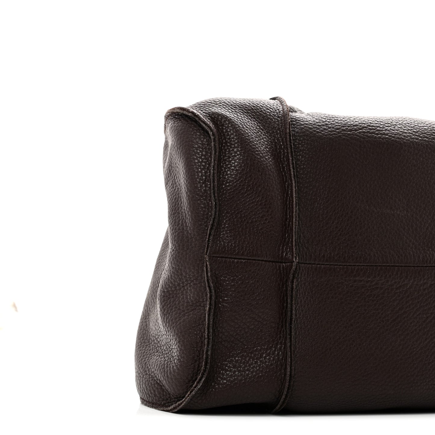 Cervo Deerskin Shoulder Bag Ebano