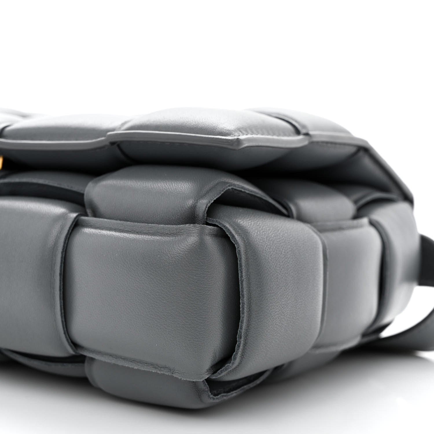 Bottega Veneta Nappa Maxi Intreccio Padded Cassette Crossbody Bag Thunder 10 of 10