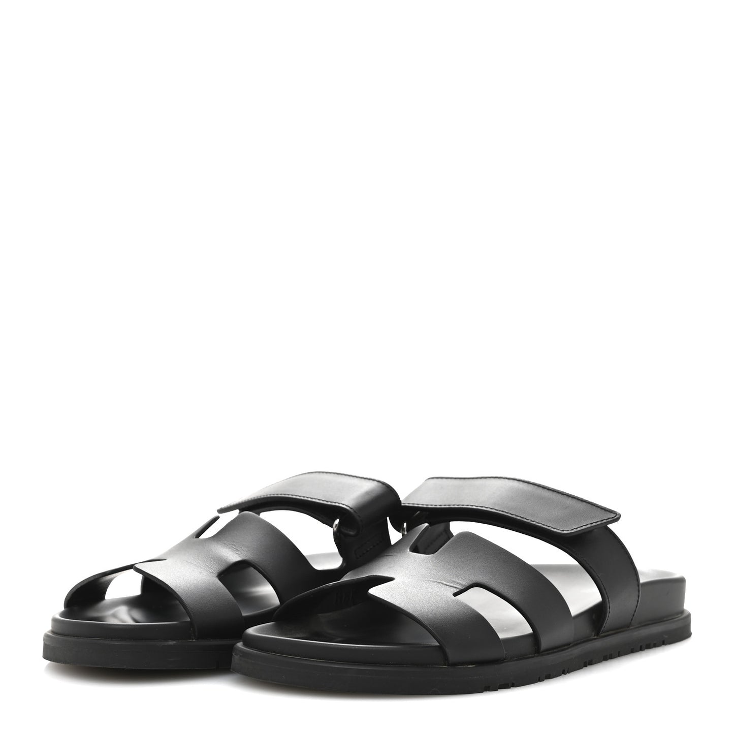Calfskin Womens Chypre Sandals 38 Black