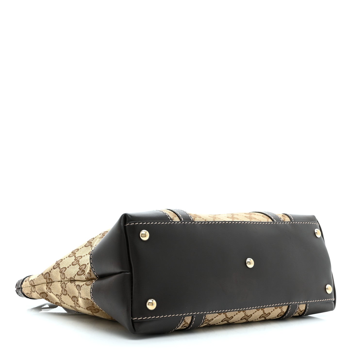 Gucci Monogram Small Lovely Heart Tote Dark Brown 4 of 11