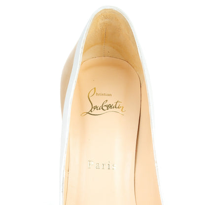 Christian Louboutin Calfskin Beauty 100 Pumps 39 Beige Lilac 7 of 9