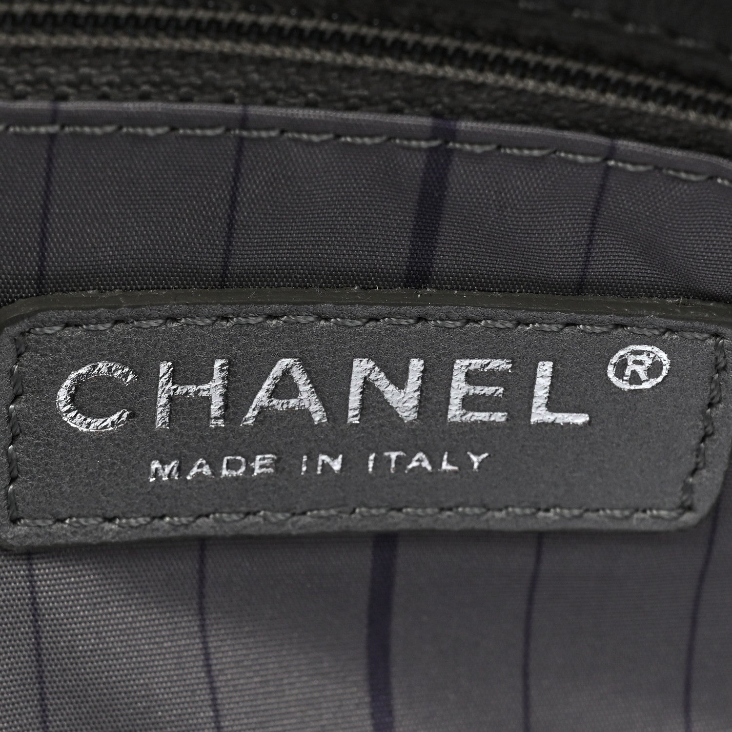 Chanel Lambskin Studded CC East West Flap Grey 6 of 13