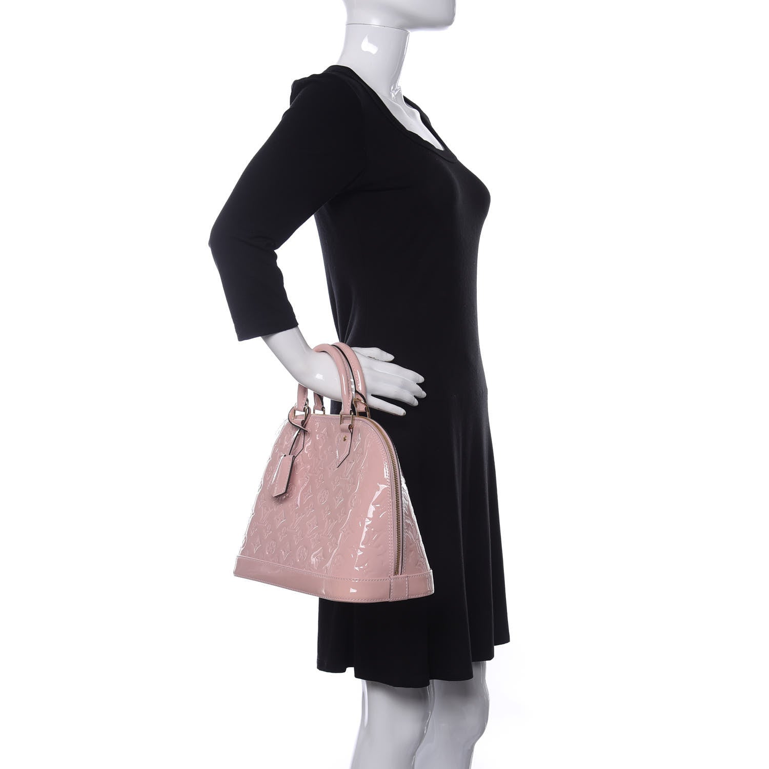 Louis Vuitton Vernis Alma PM Rose Ballerine 2 of 8