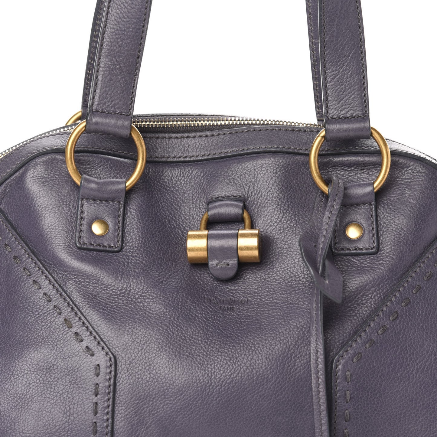 Calfskin Large Muse Gray