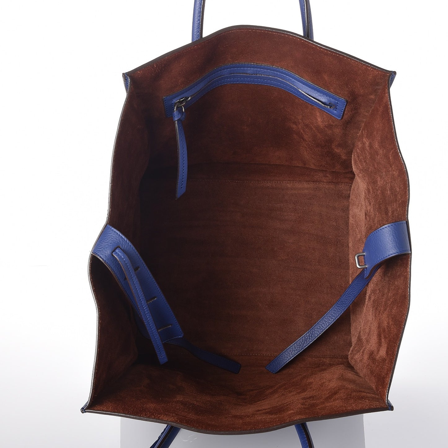 Supple Calfskin Medium Phantom Luggage Indigo