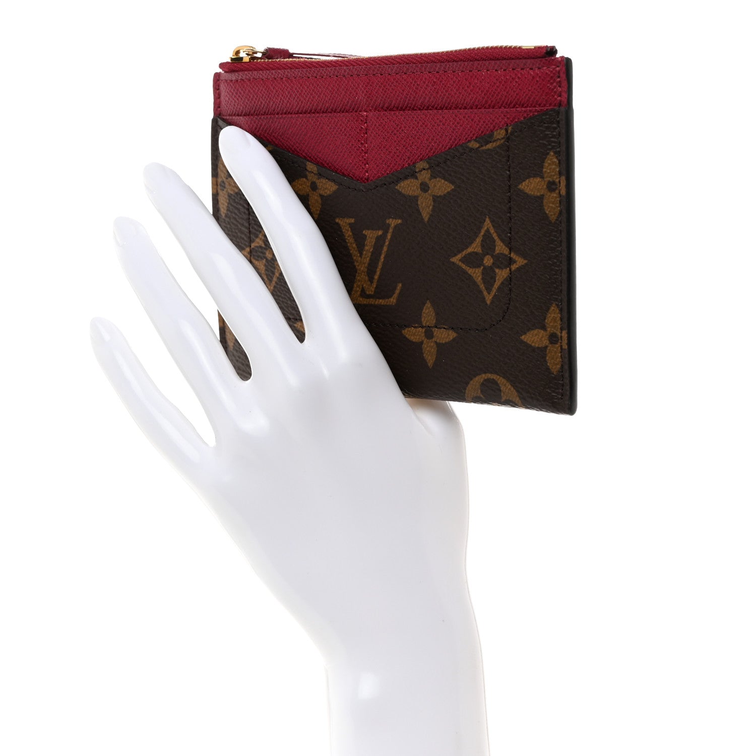 Louis Vuitton Monogram Zipped Card Holder Fuchsia 2 of 6