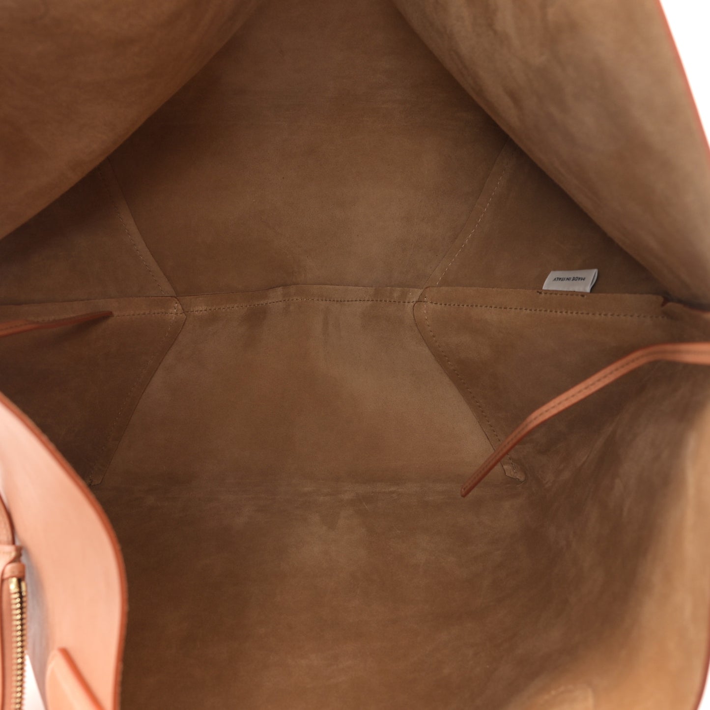 Vegetable Tanned Calfskin Everyday Soft Tote Cammello