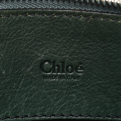 Chloe Shiny Tanned Calfskin Edith Satchel Deep Khaki 6 of 10