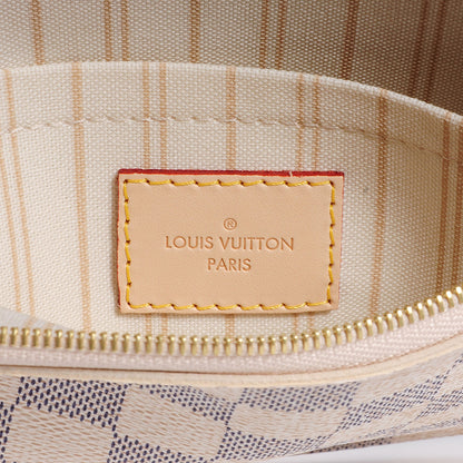 Louis Vuitton Damier Azur Neverfull MM GM Pochette 6 of 9