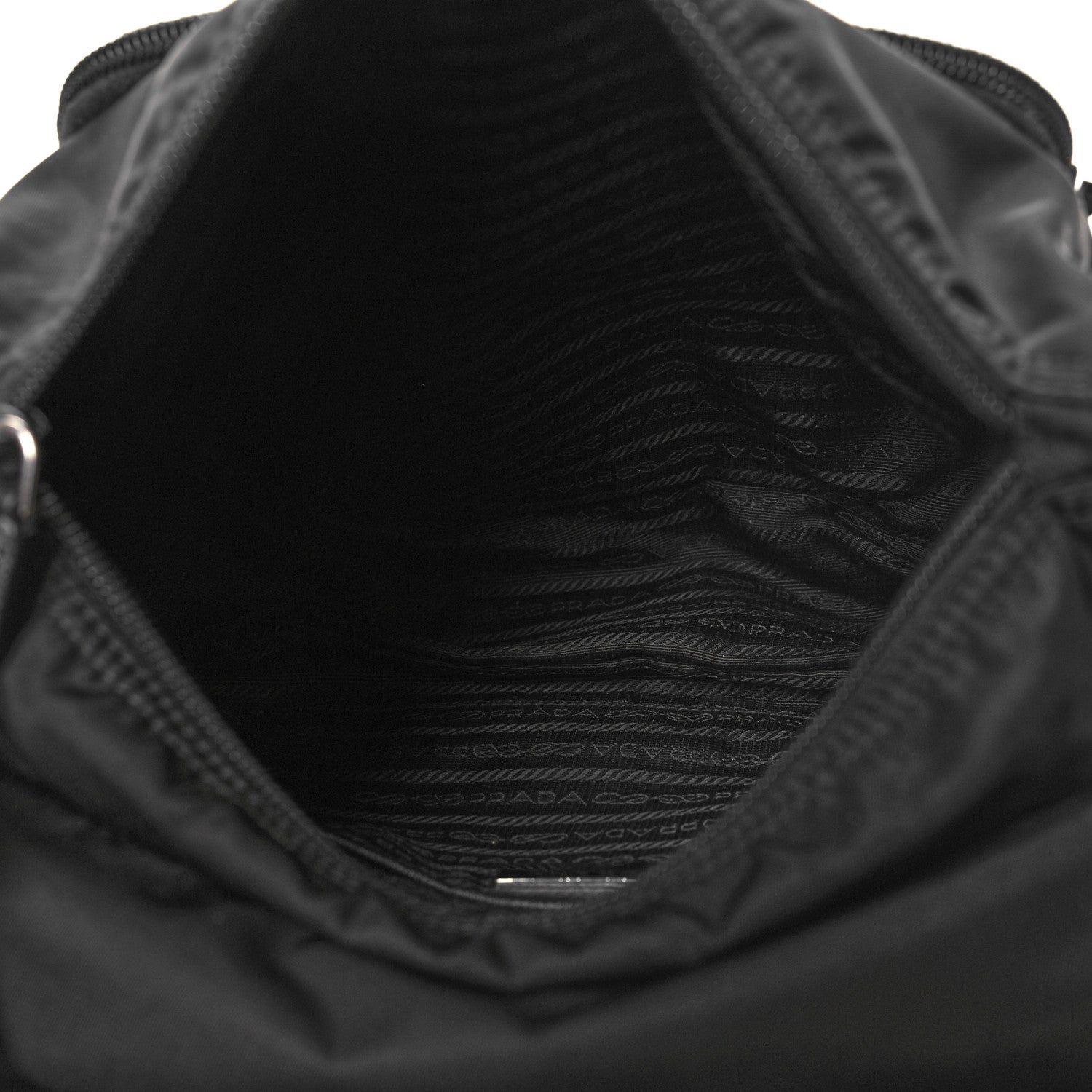 Prada Nylon Vela Messenger Black 5 of 9