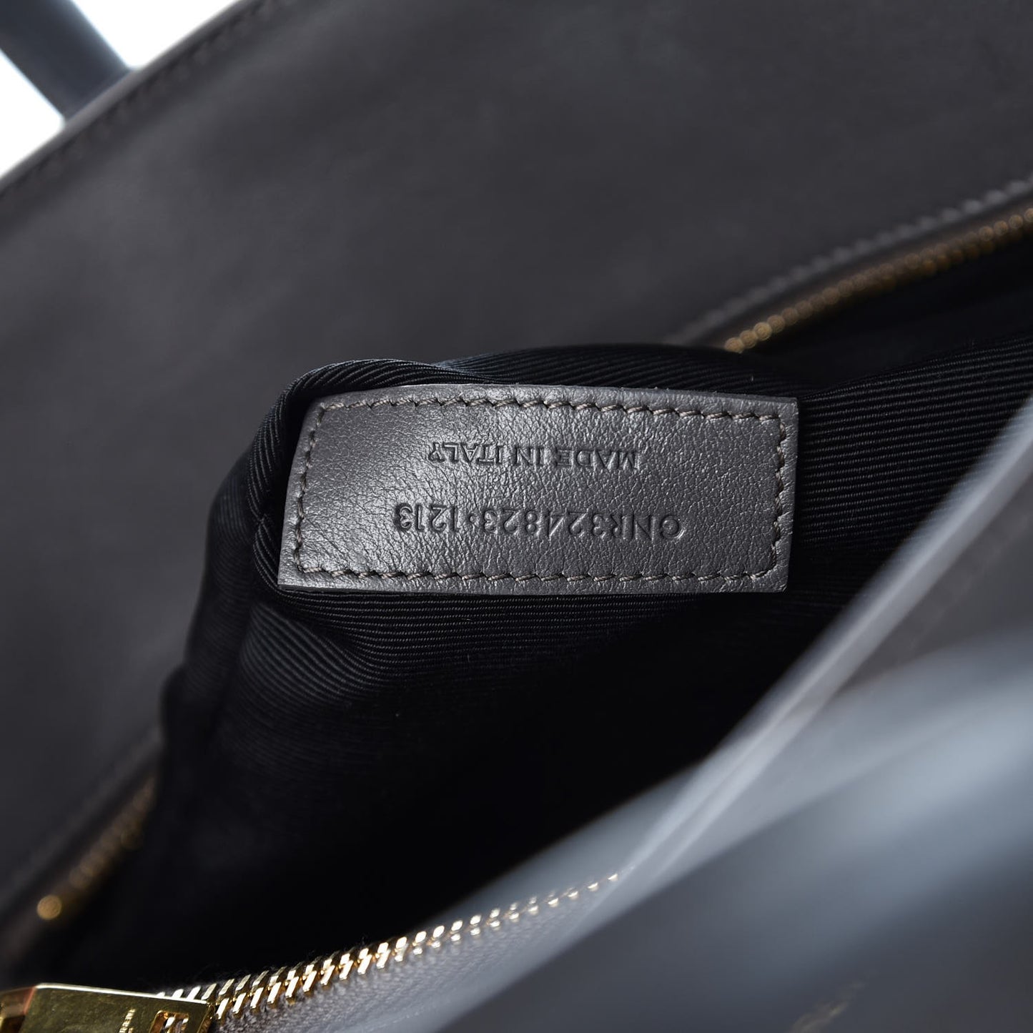 Calfskin Small Sac De Jour Fog