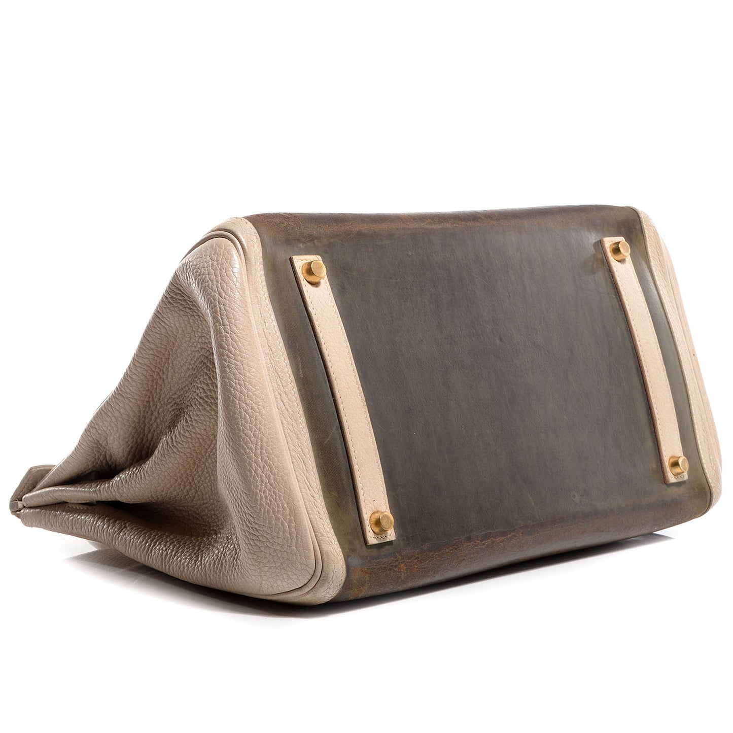 Taurillon Clemence Amazonia Birkin 35 Parchemin