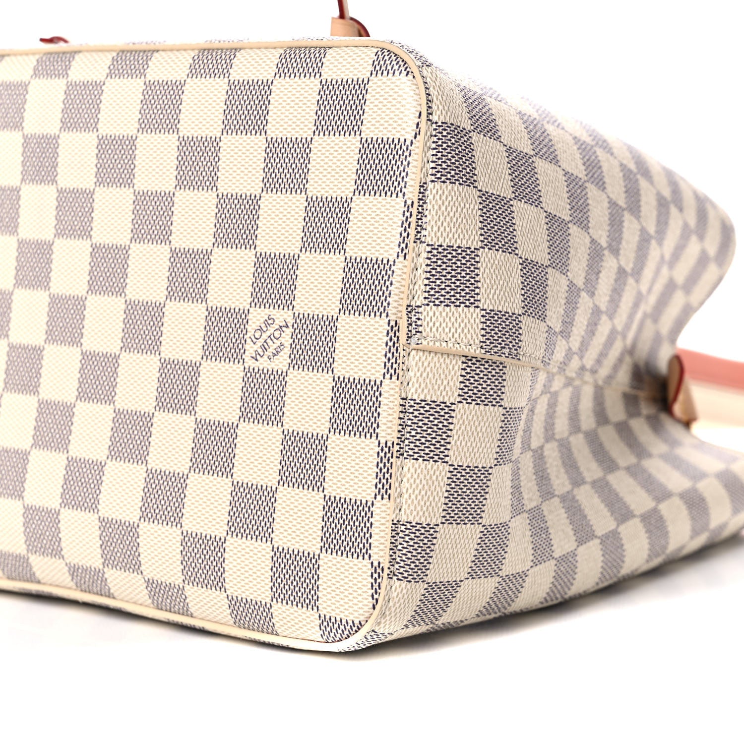 Louis Vuitton Damier Azur Braided Neonoe MM Peach Cream 10 of 11