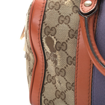 Gucci Monogram Vintage Web Small Boston 14 of 14